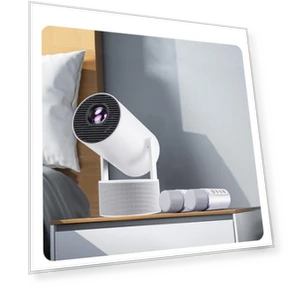 4K Smart Projector — Home Theater Projectors, Essager Electronic