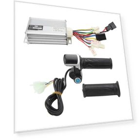 Electric Bike Controller Kit with Twist Throttle — Motors, 3CZY