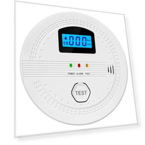 LCD Digital Display Fire CO Alarm — Smoke & CO Detectors, Baoshang