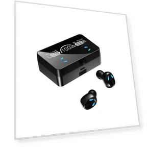 Mirror Digital Display Touch Wireless Bluetooth Earbuds — Bluetooth Headsets, Uav parts center
