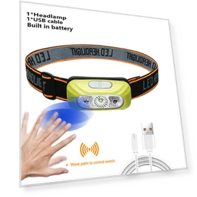 Rechargeable Touch Headlamp — Flashlights, SHIJIN Light