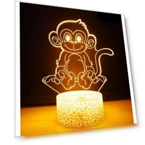 3D Illusion Night Light Lamp — Night Lights