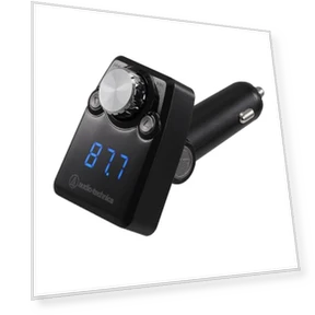 Bluetooth FM Transmitter with Smartphone Charging — Wireless Audio Transmitters, Audio Technica