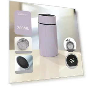 Leak-proof Smart Thermal Cup — Flasks, anghaou