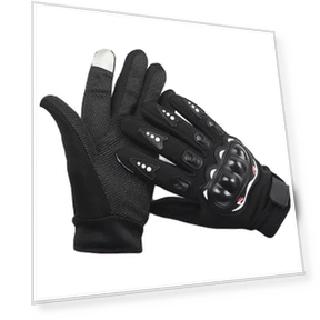 Motorcycle Gloves with Touchscreen Capability — Gloves, Automobile and motorcycle supplies