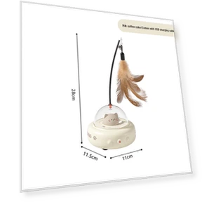 Smart Feather Teaser Wand — Cat Playthings, the BAY