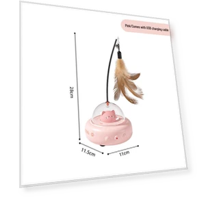 Smart Interactive Laser and Feather Cat Toy — Cat Playthings, the BAY