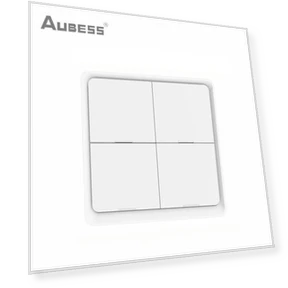 Smart Scene Switch 4 Gang — Dimmer Switches, AUBESS