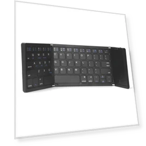 Wireless Folding Keyboard with Touchpad — Keyboards, SmartGears