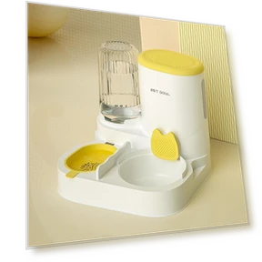 Automatic Feeder and Water Bowl — Feeding Supplies, AI Supermarket