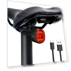 Automatic Smart Road Bike Photosensitive Safety Beam Day and Night Auxiliary Light — Bike Headlights, JAPAN ANIME BRIDGE