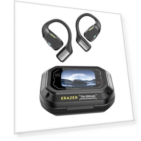 Bluetooth Wireless Earbuds with LED Touch Screen — In-Ear Headphones, Lenovo