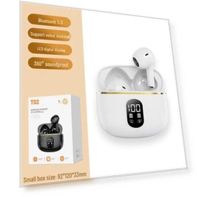 Macaron TWS True Wireless Stereo Earbuds — In-Ear Headphones, AI Supermarket