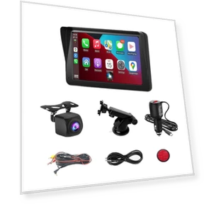 Portable 7-inch Touchscreen Car Stereo Receiver — Stereo Receivers, Daily Home Furnishings