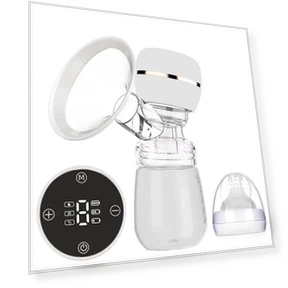 Silent Breast Milk Bottle with Integrated Smart Pump — Accessories, Senmao