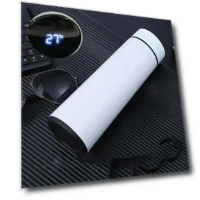 Smart Temperature Display Stainless Steel Water Bottle — Beverage Warmers, Lansoon