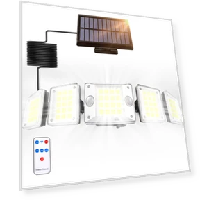 Solar Dual Sensor Lights — Outdoor Security & Flood Lighting, SAMURAI STYLE