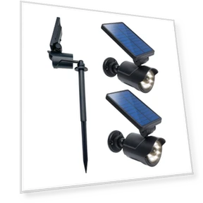 Solar Outdoor Motion Security Light — Outdoor Security & Flood Lighting, SAMURAI STYLE