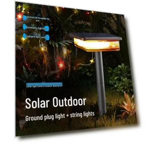 Solar Powered Waterproof Smart String Lights — Outdoor String Lights, ElectroCN