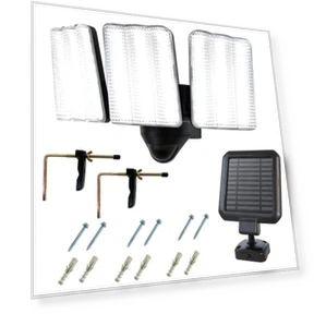 Solar Sensor 1800 Outdoor Security Entryway Lighting — Outdoor Security & Flood Lighting, DAISHIN
