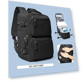 Vacuum Compression Backpack — Casual Daypacks, Leather bag