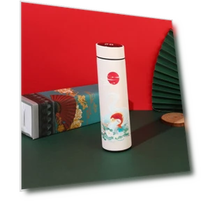 Vacuum Thermos Water Bottle with Smart Temperature Display — Travel Drinkware, SHyunjing