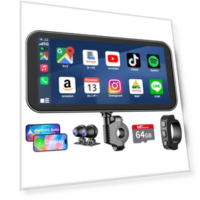 6.25-inch Touchscreen Display with CarPlay and Android Auto — Car Installation Essentials, VANBAR