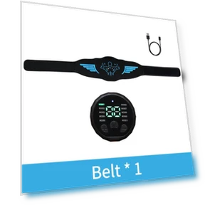 Abdominal Fitness Vibration Belt EMS Muscle Stimulator — Body Composition Analyzers, BC Pet Supplies