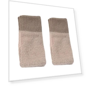 Fingerless Gloves with Fleece Lining — Cold Weather Gloves, Sugary Clothespress