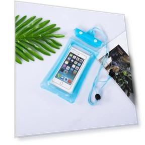 Inflatable Floating Touchscreen Mobile Phone Waterproof Bag — Dry Bags, Drawing Room