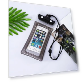 Inflatable Floating Touchscreen Mobile Phone Waterproof Bag — Dry Bags, Drawing Room