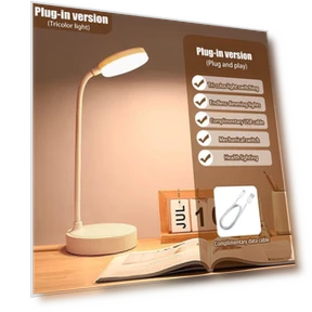 LED Desk Lamp with 3 Dimming Levels — Study & Desk Lighting, Comfortable Housy
