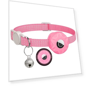 Reflective Adjustable Anti-lost Collar for Apple Airtags — Trackers, Taounnga