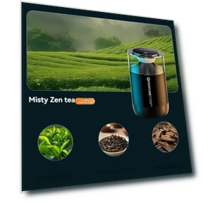 Smart Car Air Freshener Rechargeable Aroma Diffuser with RGB Light — Car Air Fresheners, DC-HOME