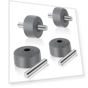 Vacuum Robot Wheel — Parts & Accessories, Three Body