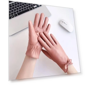Warm Touchscreen Leather Gloves — Gloves, Freedom Outdoors