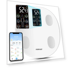Digital Bathroom Scale with Body Fat Measurement — Weight Management Tools, Various wearables