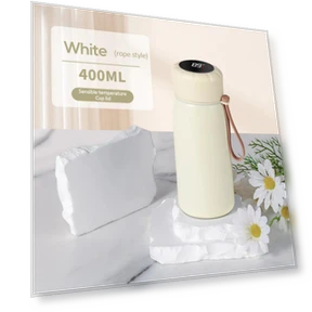 Smart Vacuum Insulated Stainless Steel Thermos Mug — Travel Drinkware, Versatile Home Furnishing