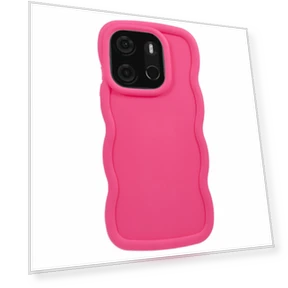 Solid Color Wavy Edge TPU Phone Case — Phone Accessories, Samrtwatch Bands Straps