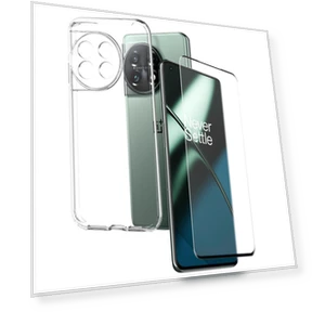 Transparent Phone TPU Case with Anti-scratch Tempered Glass Screen Protector — Screen Protectors, Smartwatch 2025