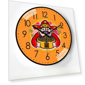 12-inch Wall Clock with Automatic Time Optimization — Clocks, Window glass film
