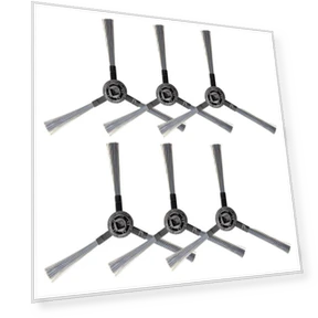 6 Side Brushes for Robot Vacuum — Vacuum Attachments, Household item