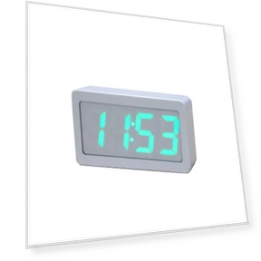 Color Changing Electronic Alarm Clock — Alarms & Clocks, Window glass film