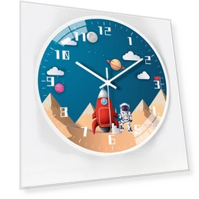 Creative Space Automatic Radio Clock with Timer — Clocks, Window glass film