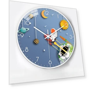 Creative Space Automatic Radio Clock with Timer — Clocks, Window glass film