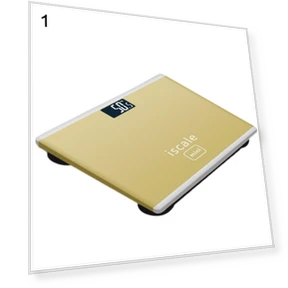 Electronic LCD Display Bathroom Floor Scale — Weight Management Tools, Daily Life Goods