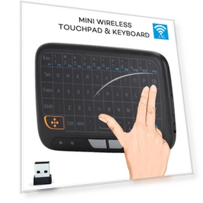 Mini Wireless Keyboard with Touch Panel — Keyboards, Zeblaze