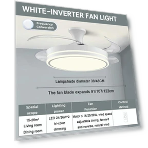 Modern Smart Ceiling Fan with Light — Ceiling Fan Lighting Solutions, Crown Global