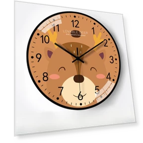 Personalized Radio Wave Synchronized Wall Clock — Clocks, Window glass film
