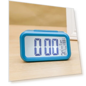 Smart Silent Electronic Alarm Clock with Temperature Display — Alarms & Clocks, Window glass film